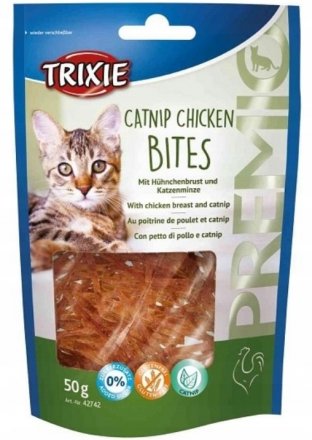 Trixie Premio | Catnip Chicken Bites | Kurczak i kocimiętka 50g