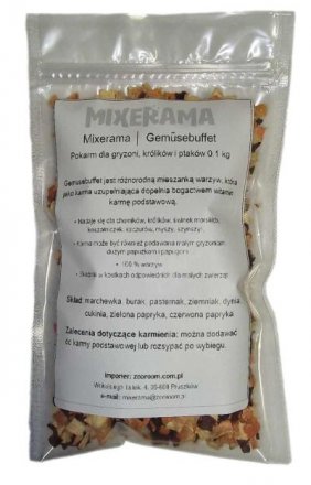 Mixerama | Gemüsebuffet | Pokarm dla królików, gryzoni i ptaków 1kg