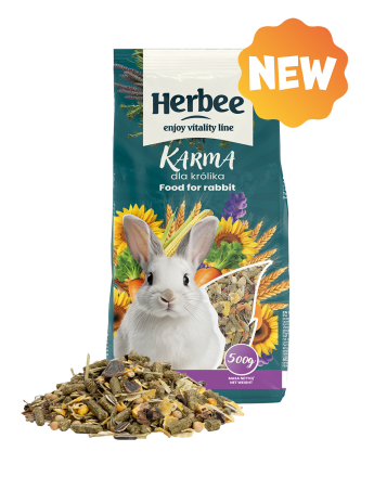Herbee | Karma dla królika | Opakowanie 500g
