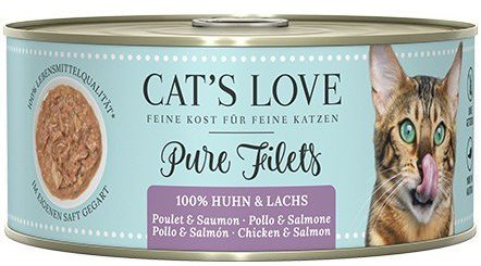 CAT'S LOVE | Filet Pur | Karma filetowa dla kota 100g