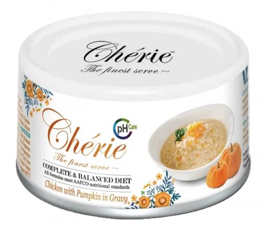 Cherie | Karma dla kota dorosłego na parze | Puszka 80g