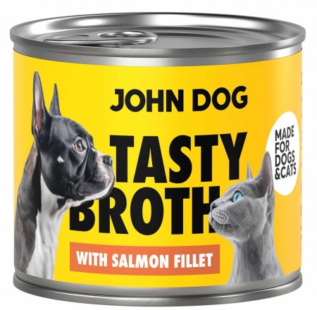 John Dog | Tasty broth | Zupa dla psa i kota 140g