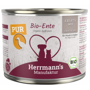 Herrmann's Manufaktur | Kreativ Mix | Karma BIO dla psów i kotów - puszka 200g
