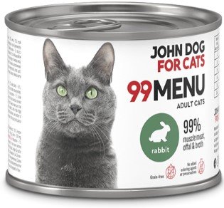 John Dog for Cats | 99 menu | Karma mokra dla kota puszka 200g