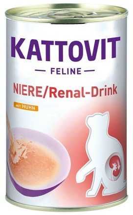 Kattovit | Niere Renal Drink | Napój wspomagający funkcję nerek | 135ml