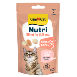 GimCat | Bites Nutri | Biotin Tabs - Skinn & Coat  Care 40g