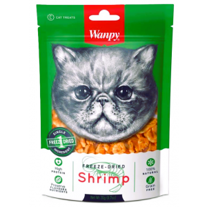 Wanpy Cat | Freeze Dried Shrimp | Liofilizowane krewetki przysmak dla kota 80g
