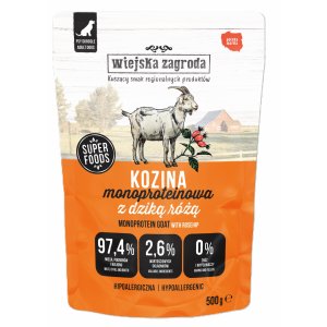 Wiejska Zagroda | Karma Monoproteinowa | Saszetka dla psa 500g
