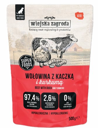 Wiejska Zagroda | Karma mokra dla psa | Saszetka 500g