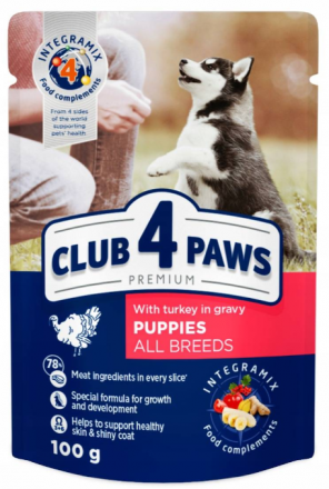 Club 4 Paws | Mokra karma dla psów | Saszetka 100g