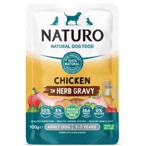 Naturo |  Grain & Gluten free | Saszetka dla psa 100g