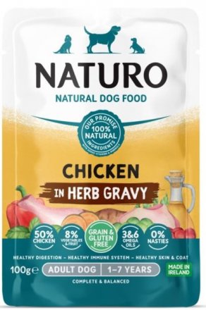 Naturo |  Grain & Gluten free | Saszetka dla psa 100g