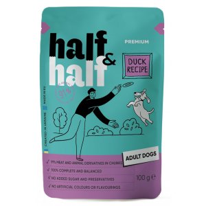 Half&Half | Karma mokra dla dorosłych psów | Saszetka 100g