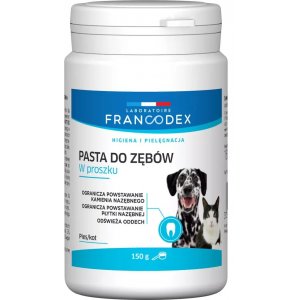 Francodex | Pasta do zębów w proszku dla psa i kota | Opakowanie 150g