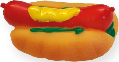 Yarro | Winylowa zabawka dla psa | Hot dog 10cm