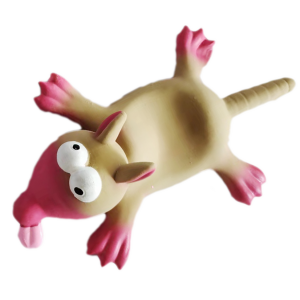 Uniq Pets | Zabawka dla psa | Lateksowa mysz z piszczałką 22cm