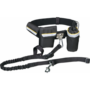 Trixie | Hands Free - Pas biodrowy ze smyczą