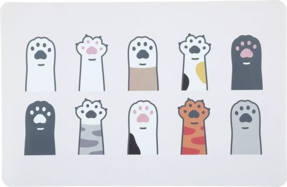 Zolux | Podkładka pod miski dla kota 43 cm x 28 cm x 0,045 cm