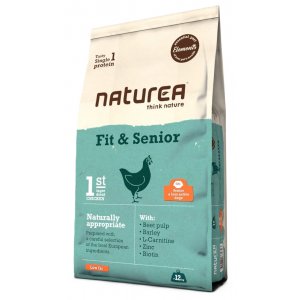 Naturea | Elements Fit & Senior | Karma dla psów starszych lub otyłych - Mono Kurczak 2 kg