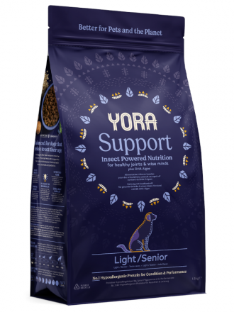 Yora | Senior/Light Mono Insect Superfood | Karma dla psów starszych lub z nadwagą