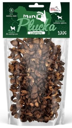 Syta Micha | Przysmak dla psa | Mini płucka jagnięce 100g