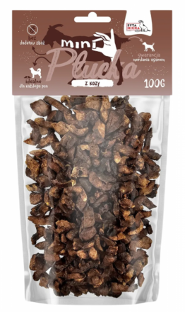 Syta Micha | Przysmak naturalny dla psa | Mini płucka kozie 100g