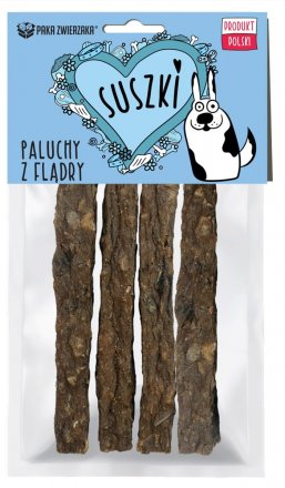 Paka Zwierzaka | Suszki | Paluchy z flądry 4 szt.