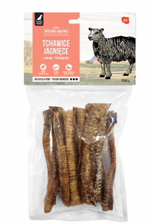 Wiejska Zagroda Gryzaki | Przysmaki dla psa - Tchawice jagnięce 100g