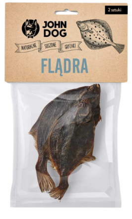 John Dog | Gryzak dla psa | Flądra 2 szt.