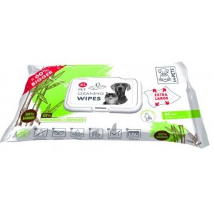 M-Pets | Chusteczki do codziennej pielęgnacji | BAMBUS XL - 28x18cm - 30szt
