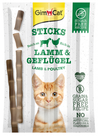 GimCat | Sticks | Kabanosy dla kotów w blistrach