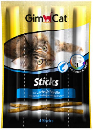 GimCat | Sticks | Kabanosy dla kotów w blistrach