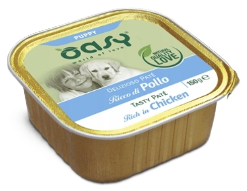 Oasy Puppy & Junior | Delizioso Pate | Tacka dla szczeniaka i młodego psa 150g