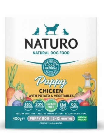 Naturo | Grain Free Puppy | Tacka dla szczeniąt 400g