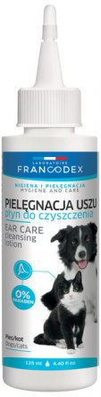 Francodex | Płyn do czyszczenia uszu | Dla psów i kotów - 125ml