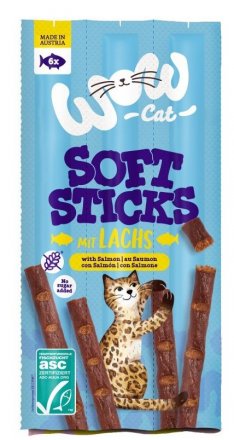 Wow Cat | Soft sticks | Miękkie przysmaki dla kota 6x5g