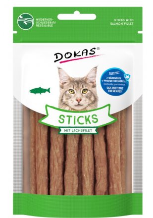 Dokas | Przysmaki dla kota - pałeczki 30g