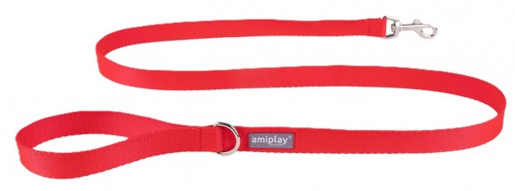 ​AmiPlay | Popular | Smycz dla psa miejska - czerwona