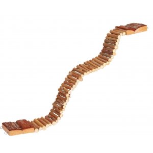 Trixie | Most wiszący dla gryzoni drewniany, 7 × 55 cm