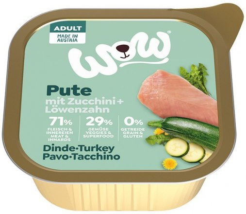 WOW | Karma mokra dla psa | Tacka 150g